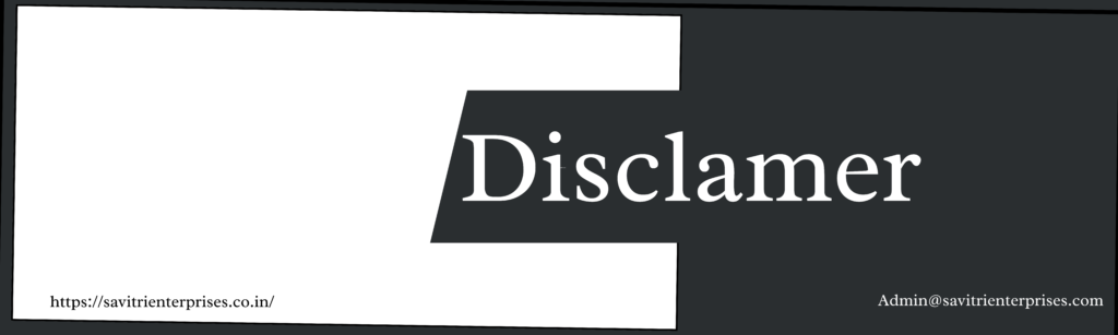 Disclamier -Savitrienterprises